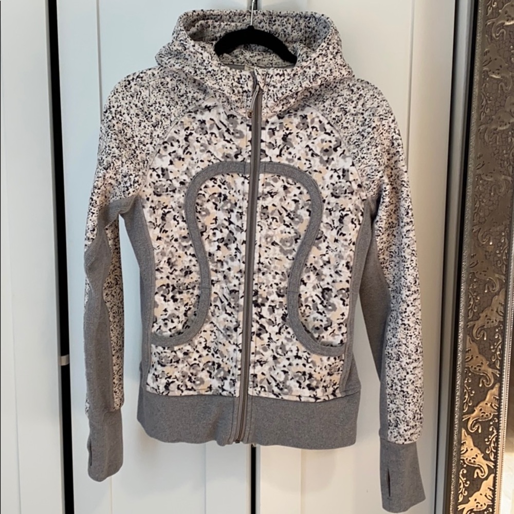 Lulu lemon athletica grey scuba hoodie